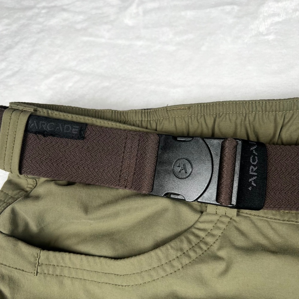 REI Co-op Sahara Convertible Cargo Hiking Pants Men 32x30 Green Arcade Belt - Picture 2 of 10
